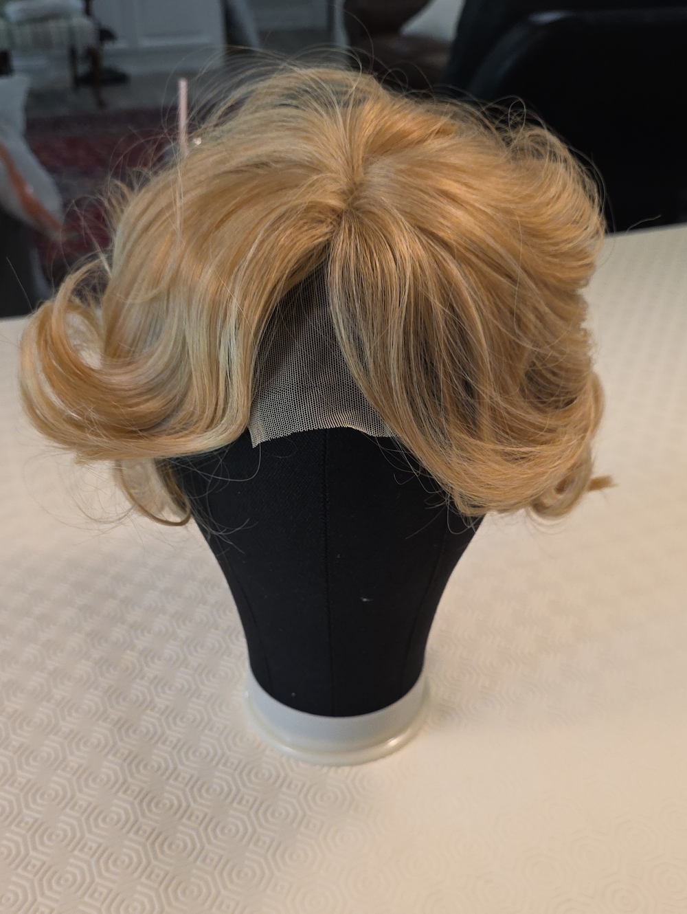 Design Studio Short Layered Lace Front Wig in Golden Blonde
